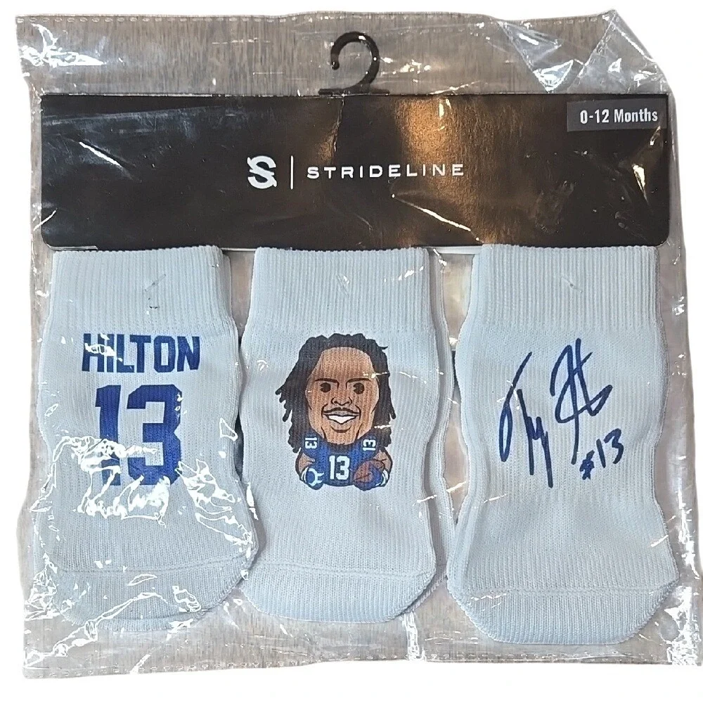 T.Y. Hilton Baby Socks Set, 3 Pairs, 0-12 Months, New‎ Sealed